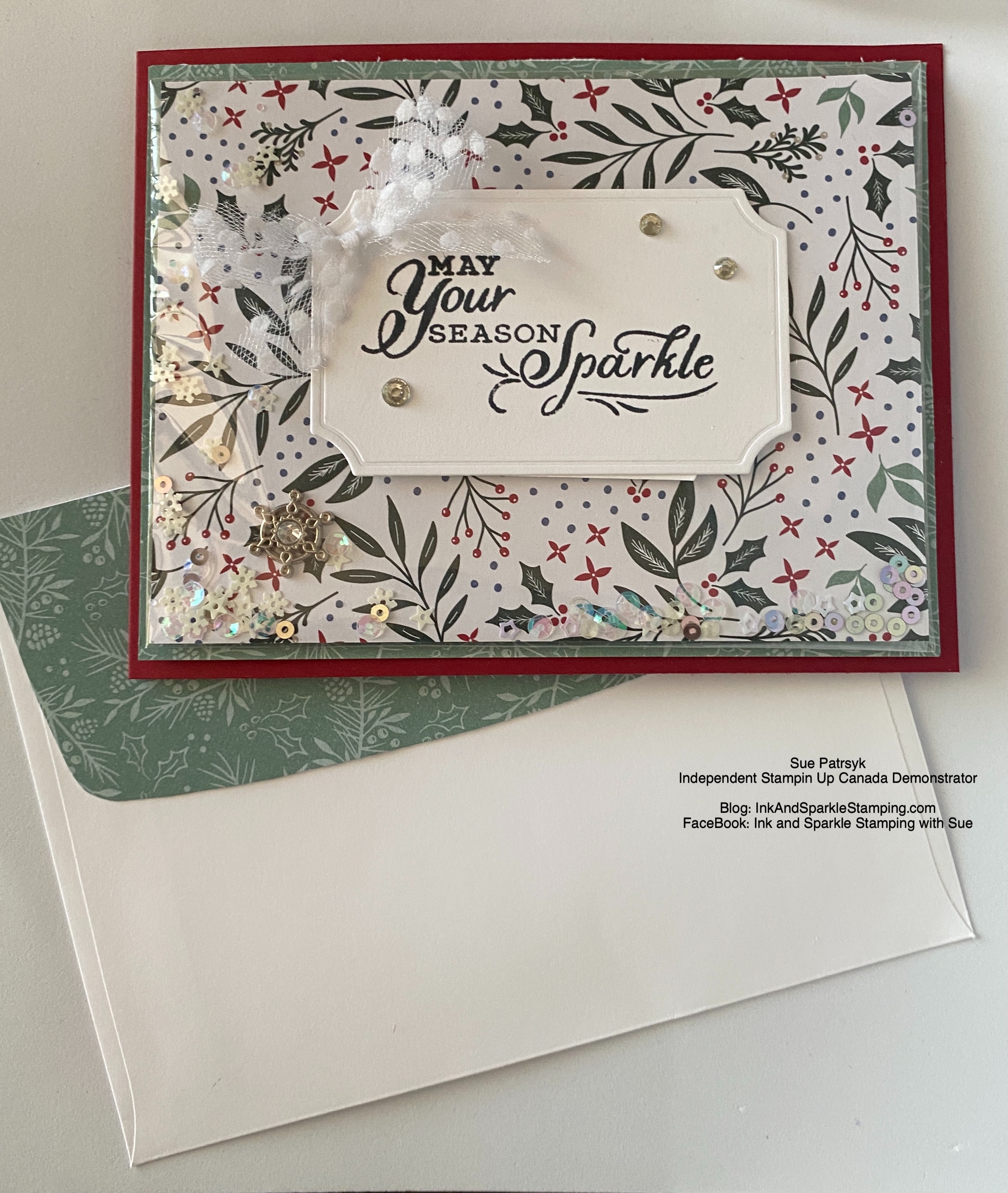 3-2-1 Stamp Weds June 30, 2021: Snowflake Wishes Shaker Card | Ink and ...